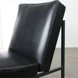 Vintage Black Lounge Chair from Stol Kamnik, 1960s