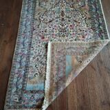 Handmade Pakistani wool and silk rug 183x124cm