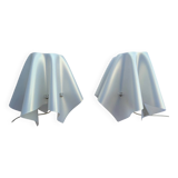 Pair of Foulard slamp lamps