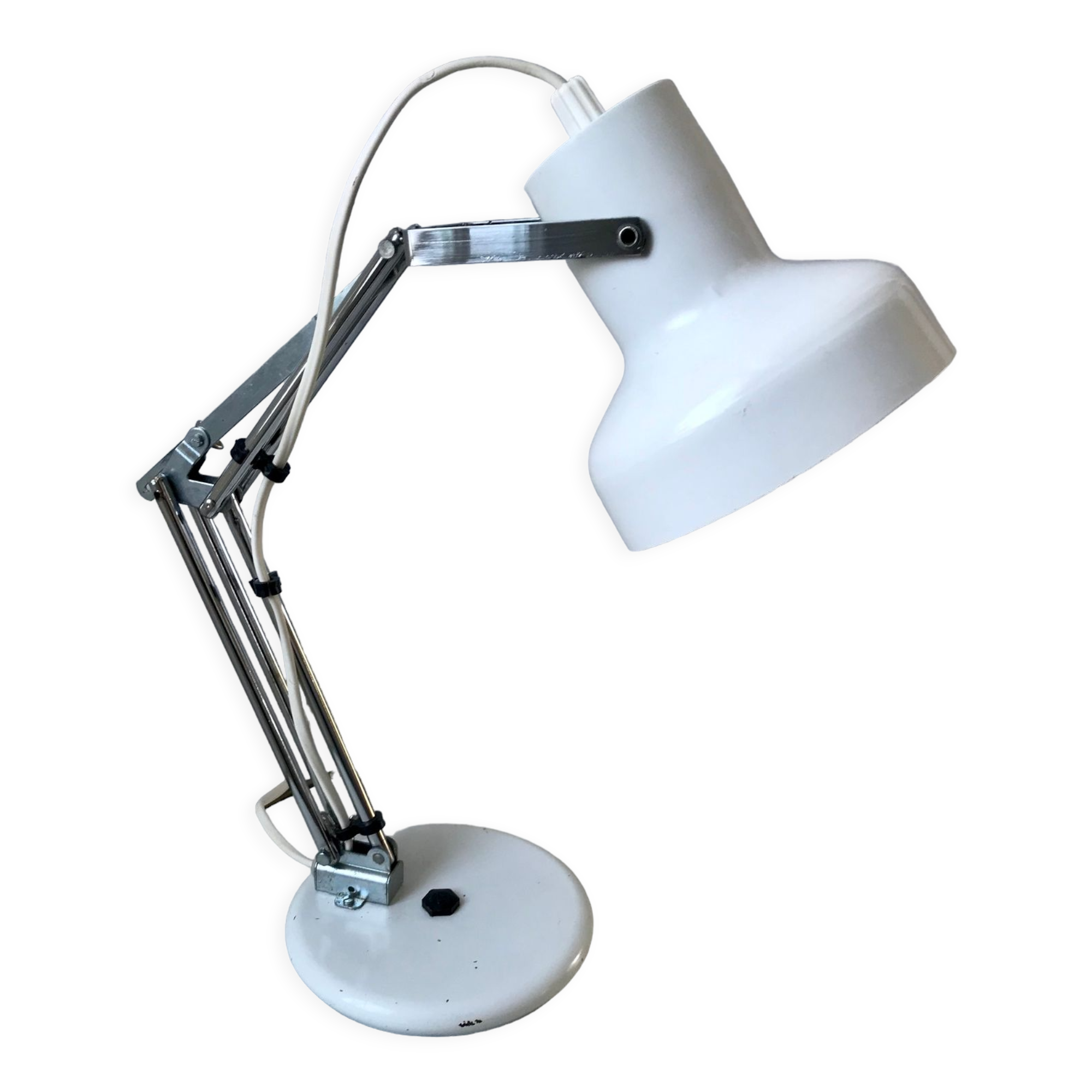 Desk lamp / articulated bedside aluminor 60s-70s