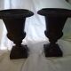 Pair gardener vases medici style cast iron xixth establishment emile pêchenard