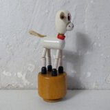 Ancien jouet en bois wakouwa