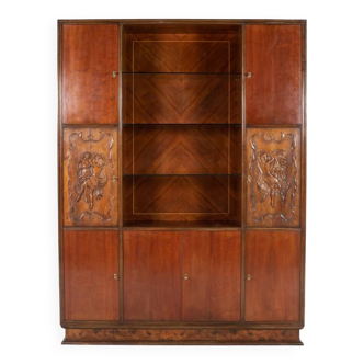 Armoire italienne unique du milieu du siècle, 1950