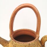 Gargoulette, terracotta jug and cork