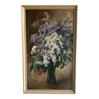 Flowers" Oil painting, 1922