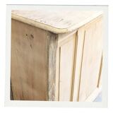 Comptoir Établi Bois Brut Vintage Meuble Ancien