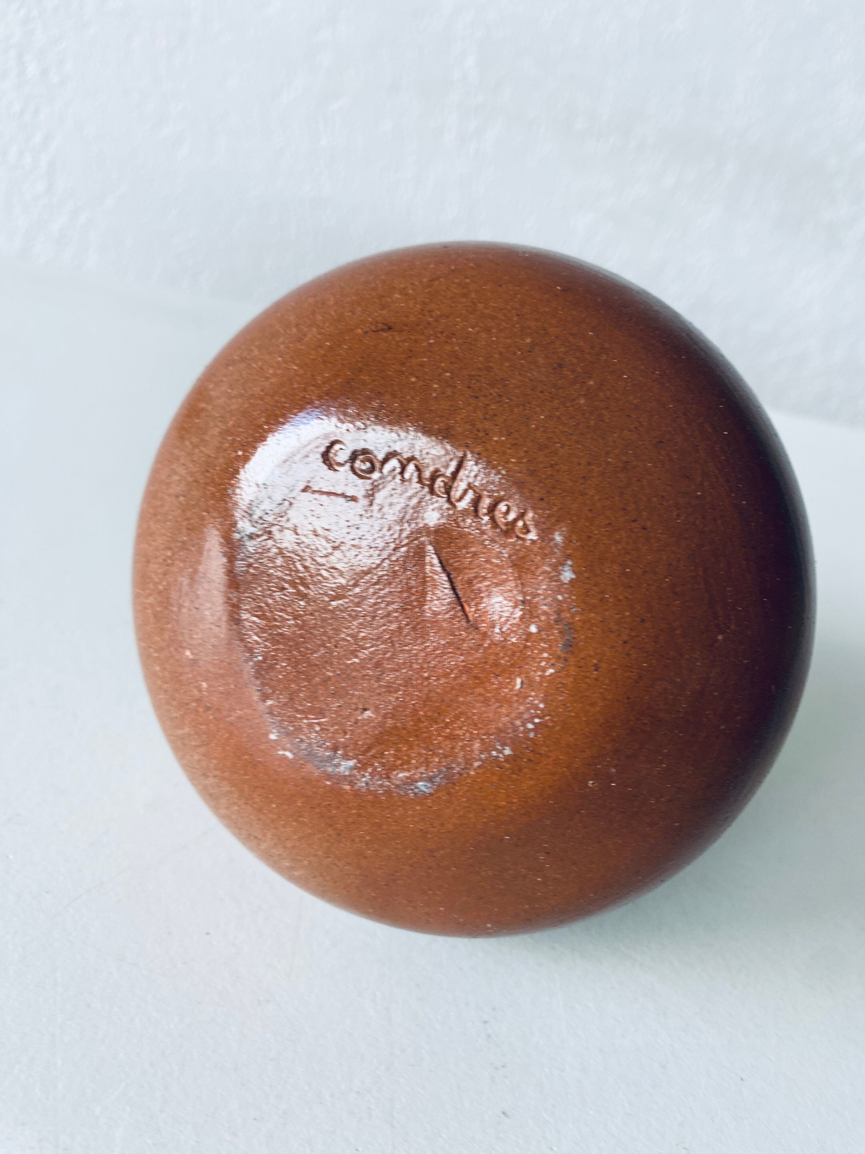 Signed soliflore vase