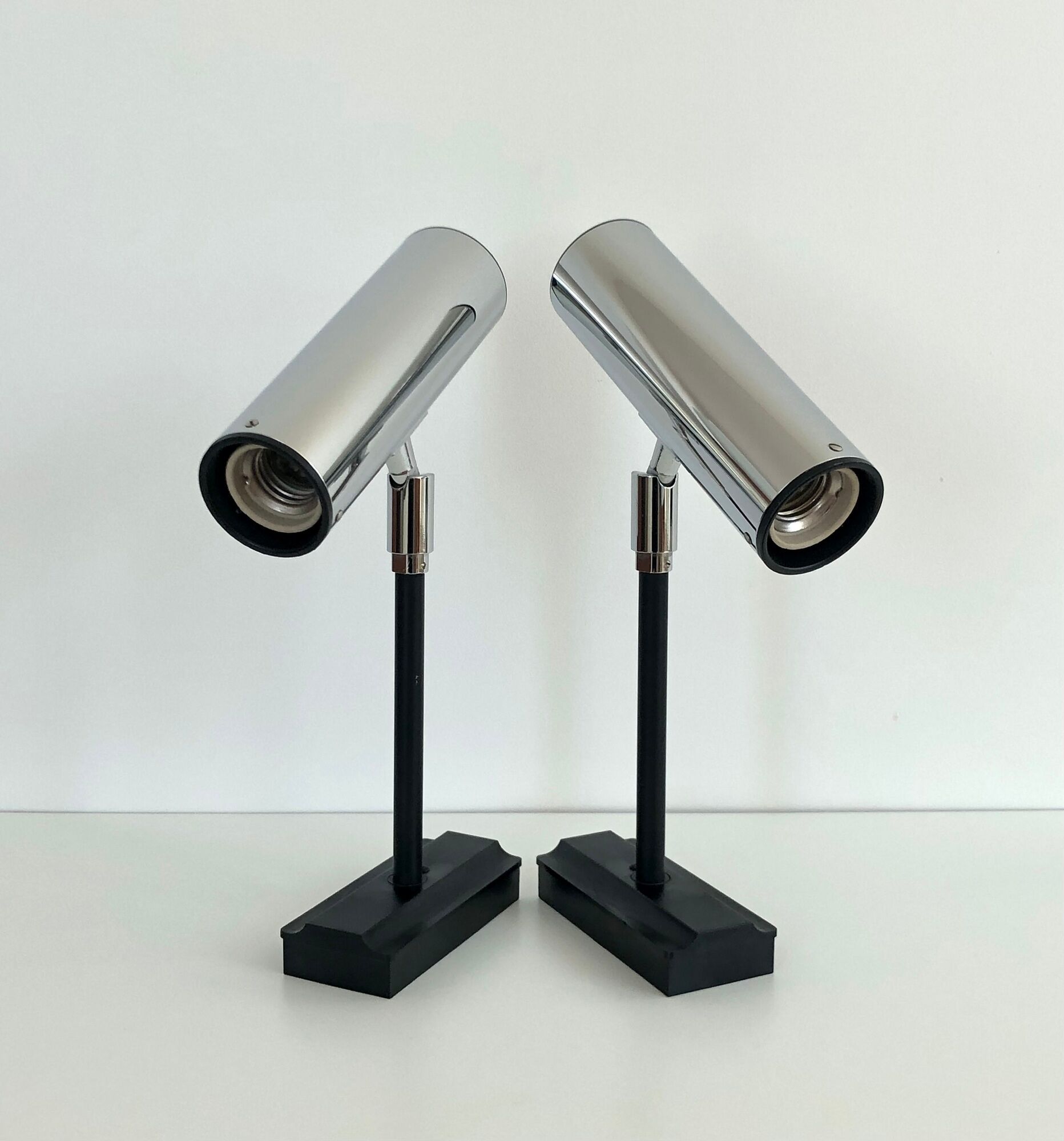 Pair of new wall lamps model 7100 from ERCO publisher, Germany 70s