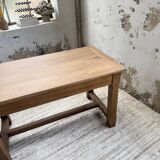 Table de ferme, drapière en noyer, 1900