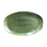 Vintage Longchamp green fish dish