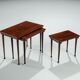 Set of 3 Danish nesting tables in rosewood Denmark 1960