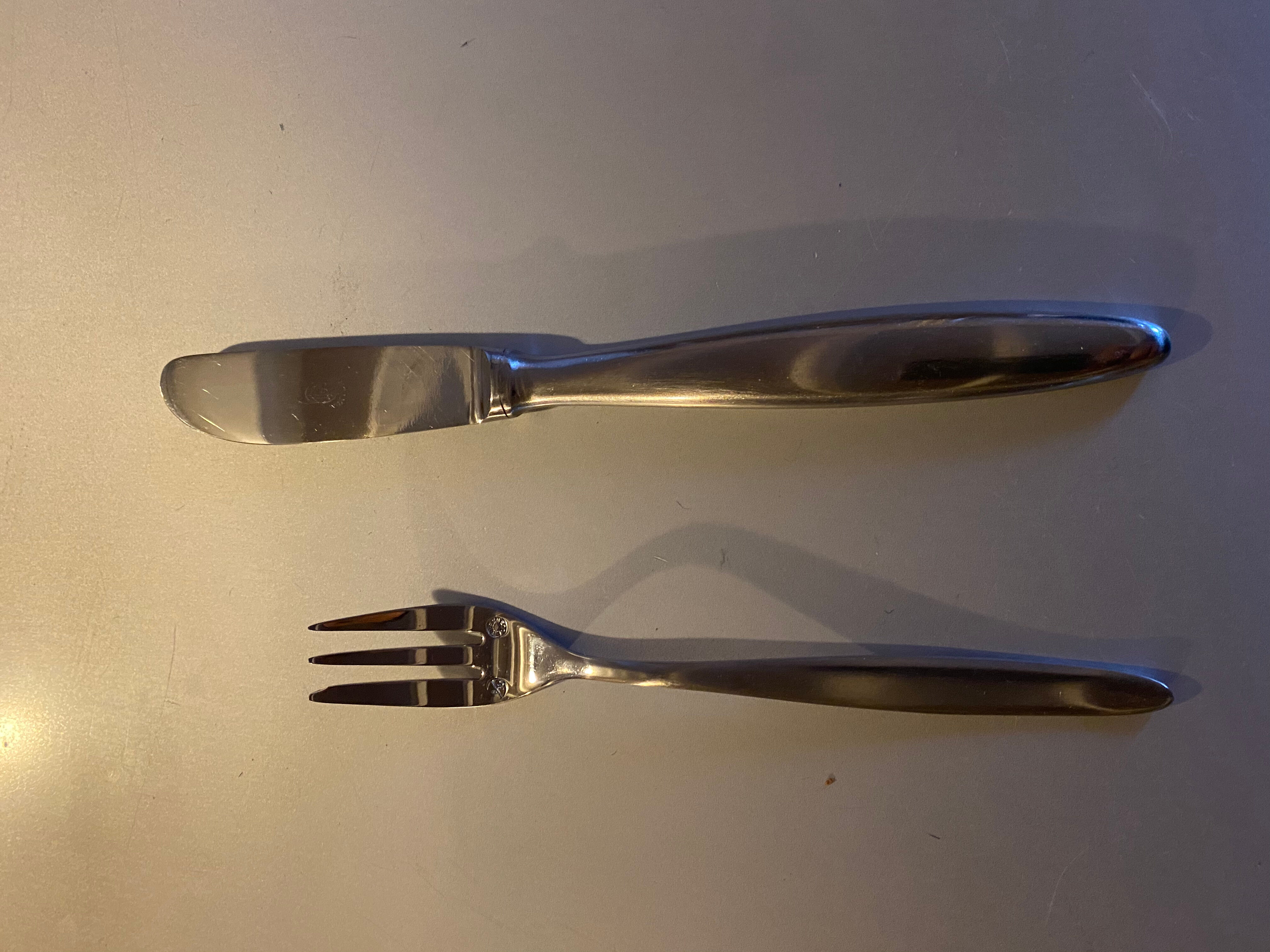 Housewife Guy Degrenne in stainless steel, 76 pieces