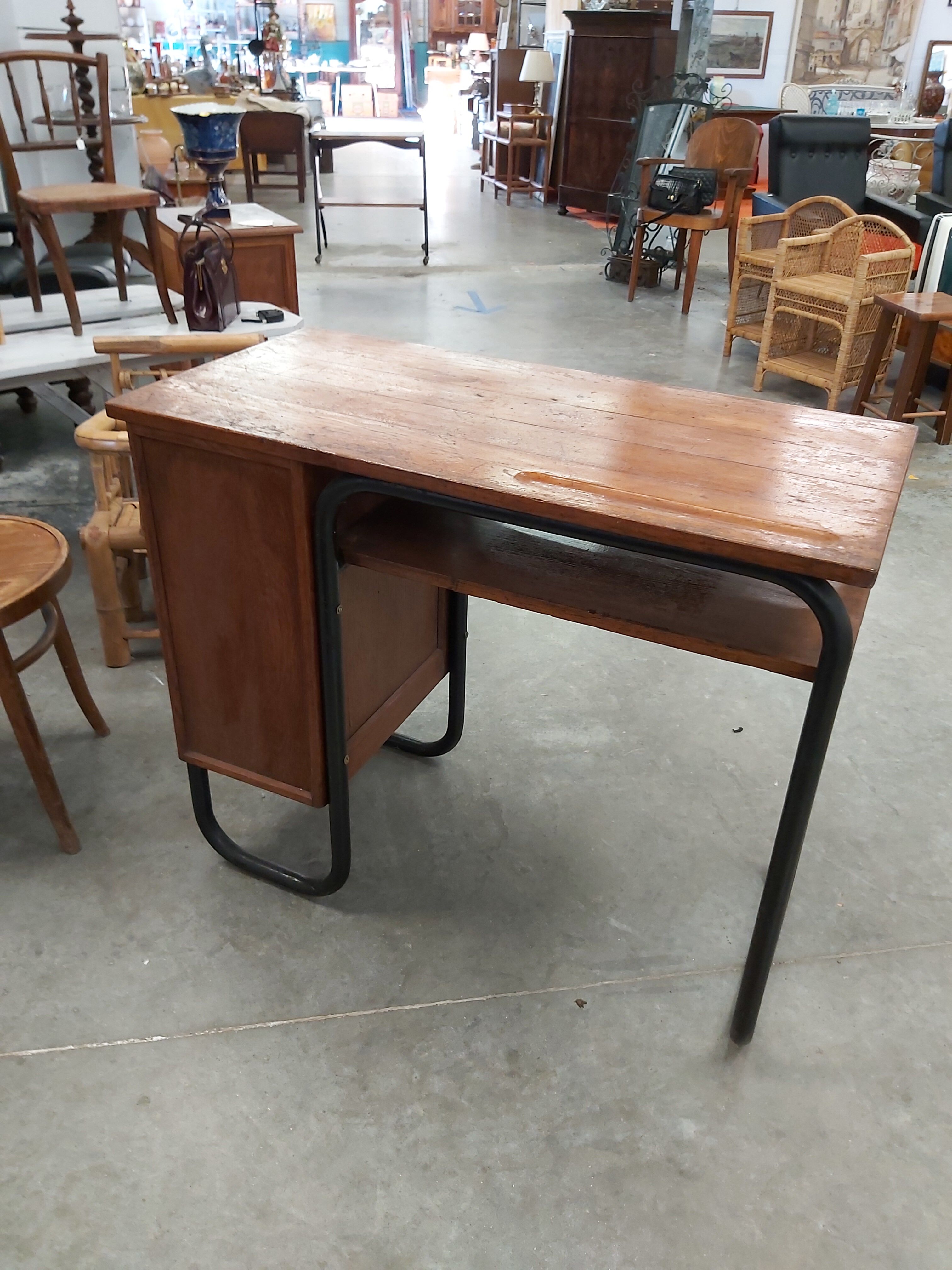 Oak school desk