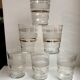 Set of 6 50s granite water glasses