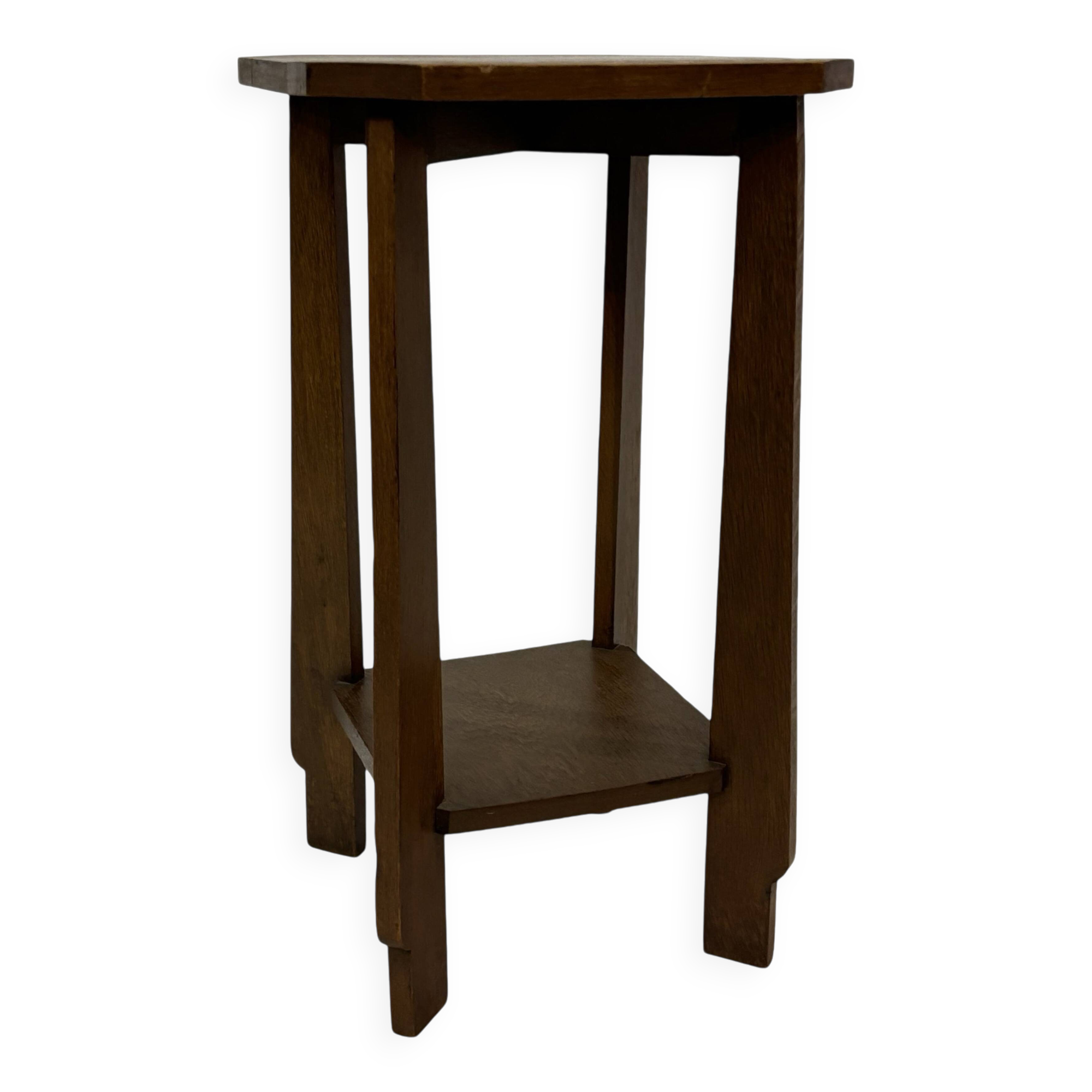 Art Deco plant table side table Oak 1950s