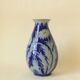 Vase en grès d'Alsace Betschdorf - Potterie Schmitter - Gris et Bleu Cobalt