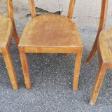 Set of 3 vintage bistro chairs