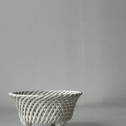 Bowl - braided salad bowl in French ceramic