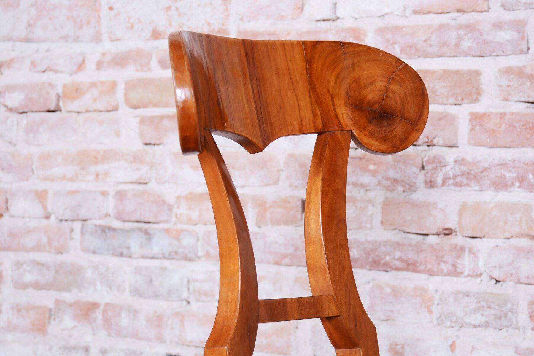 Biedermeier Cherrywood Chairs, Austria, 1820s, Set of 4