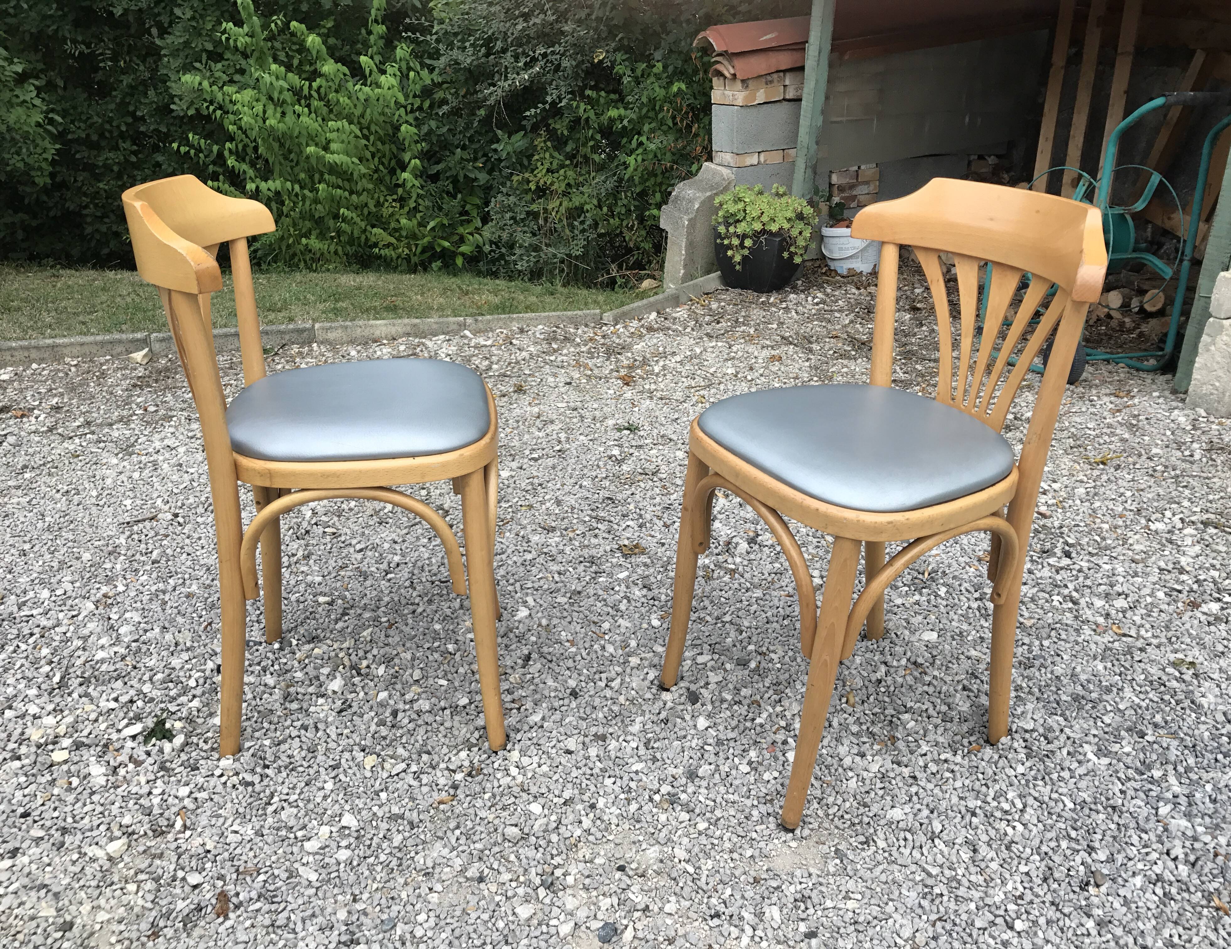 Pair of chairs of Bistro in 1990