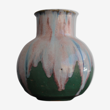Greber glazed ceramic vase