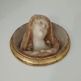 Portrait in relief in the form of a medallion - Napoleon III period
