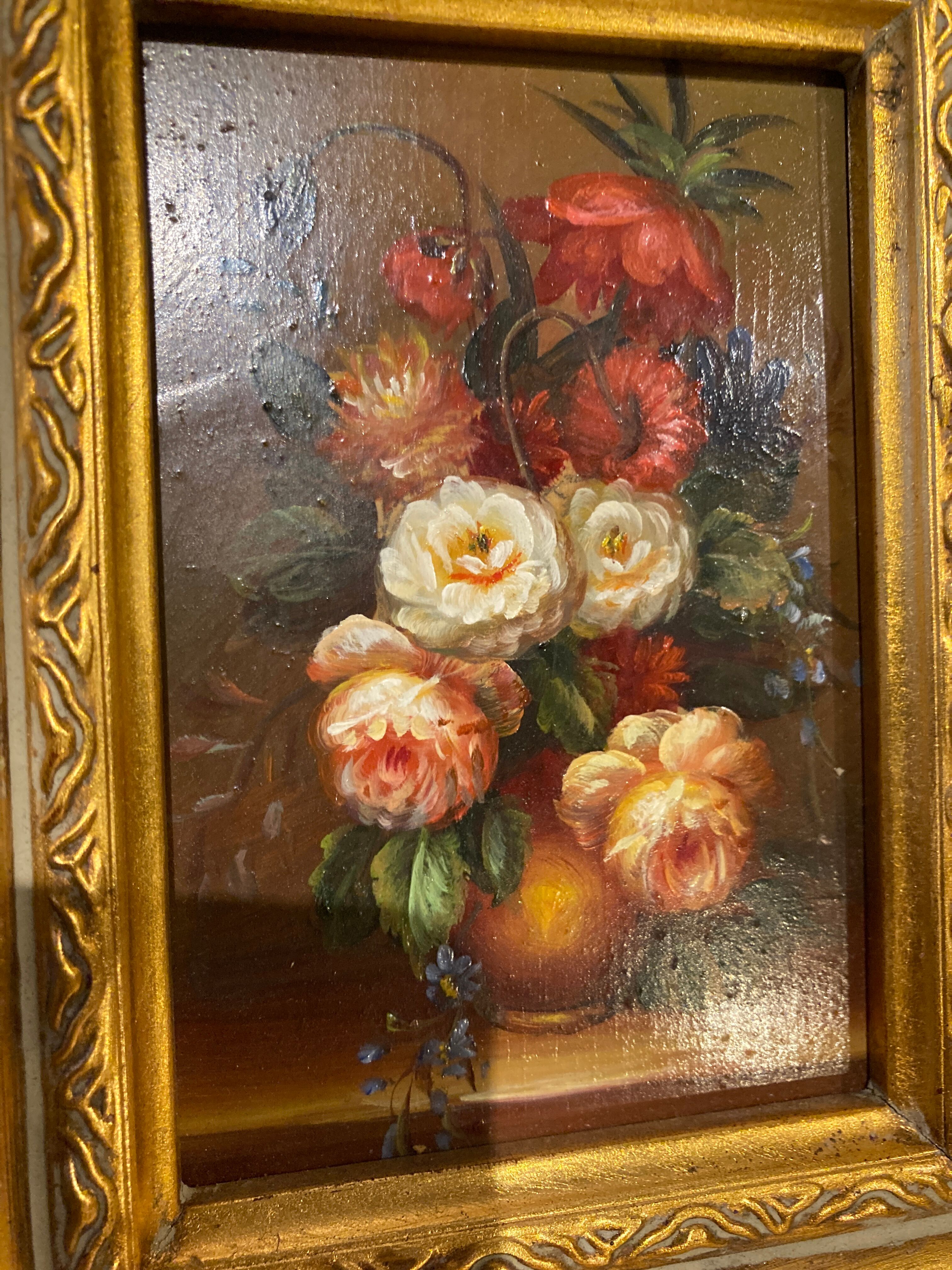 Small painting on panel