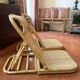 Paire de fauteuils pliables  en rotin