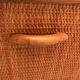 Trunk trunk in canned rattan 50s-60s
