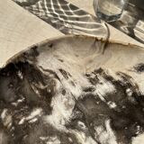 Very large pocket or dish in petrified wood