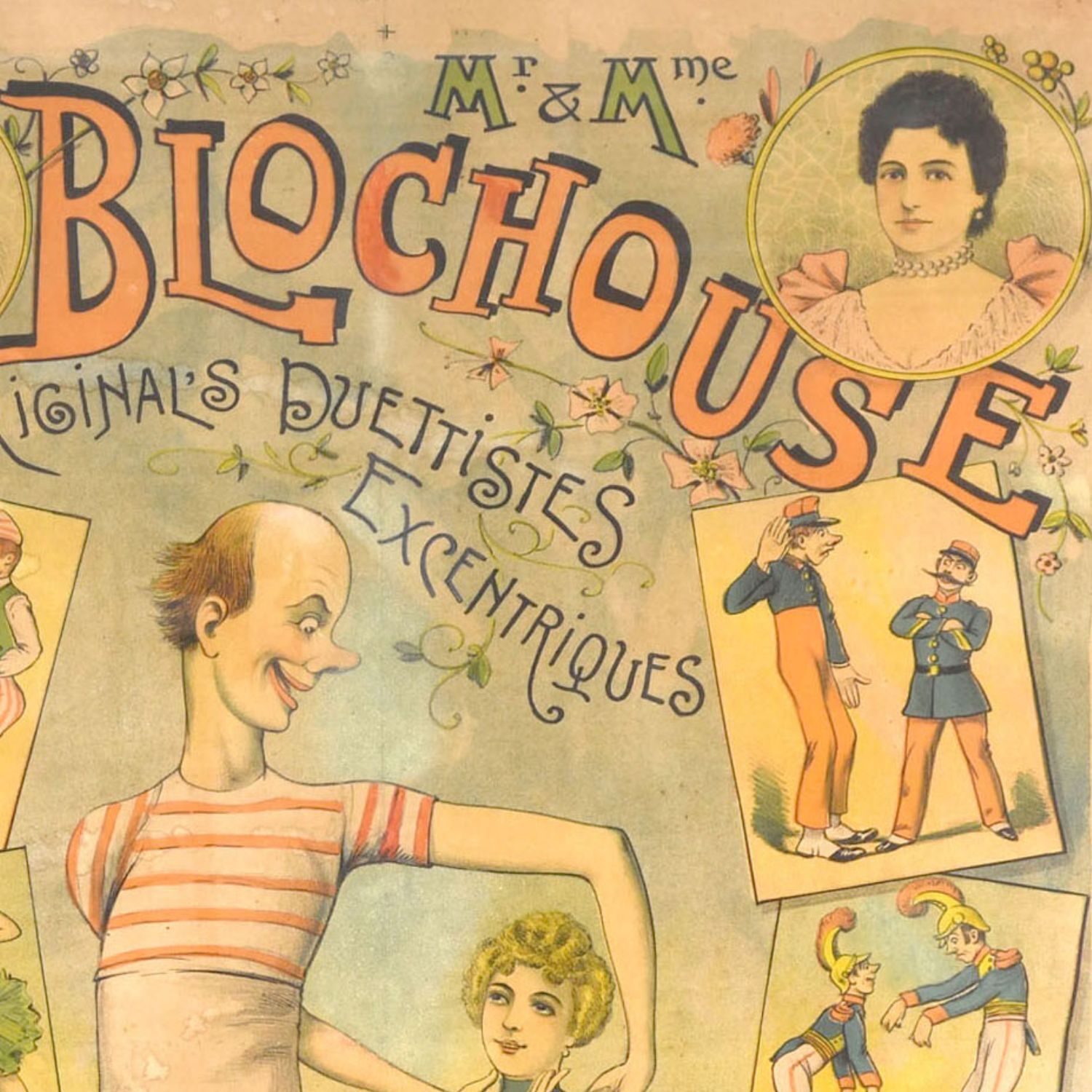 Original poster American Ch Levy 4 rue Martel Paris Mr and Mrs Blochouse