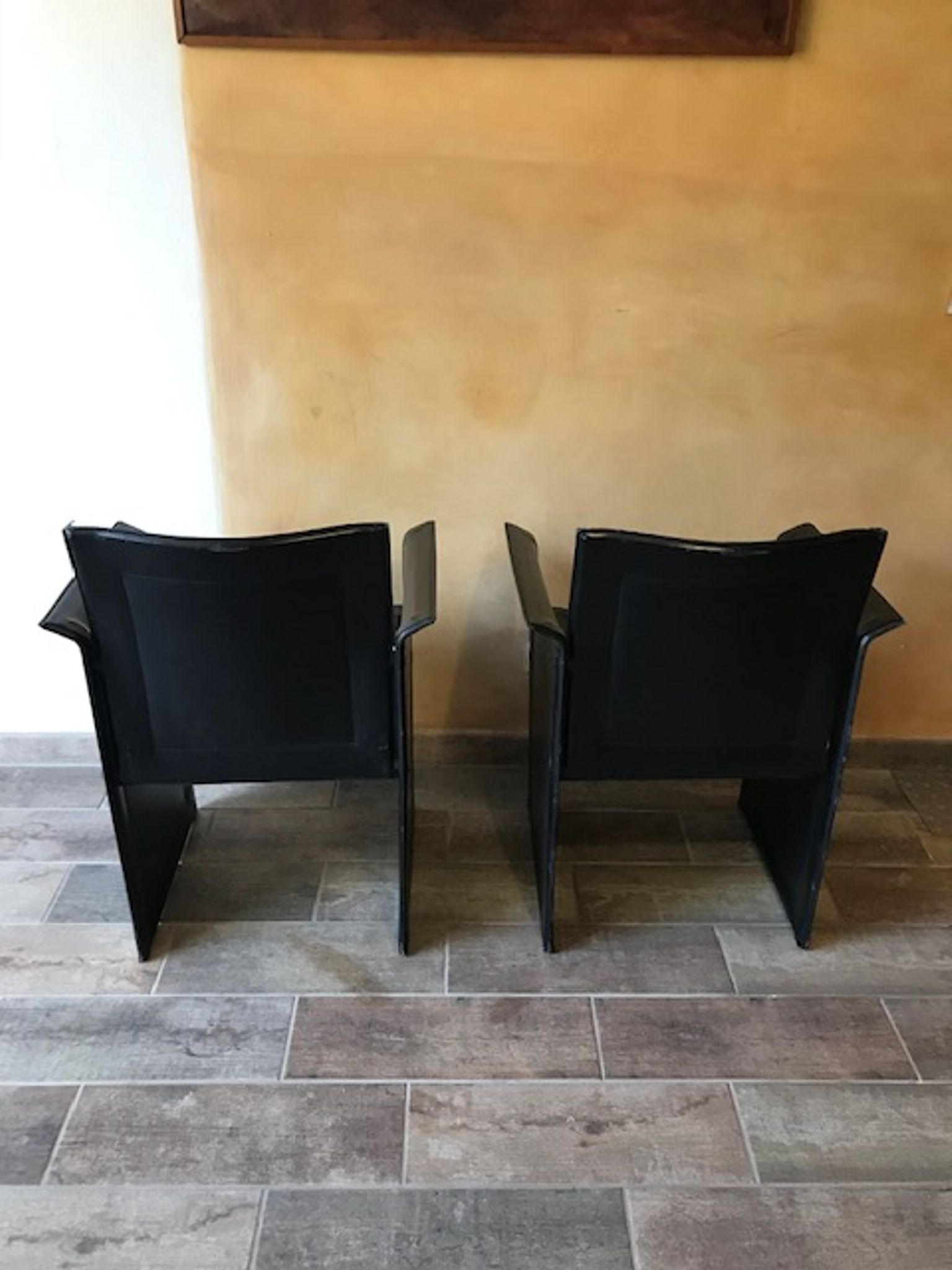 Paire de fauteuils design Italien