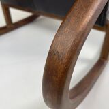 Fauteuil à bascule vintage, Tchécoslovaquie, années 1970