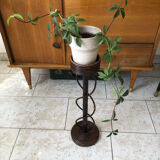 Plant holder in wicker vintage