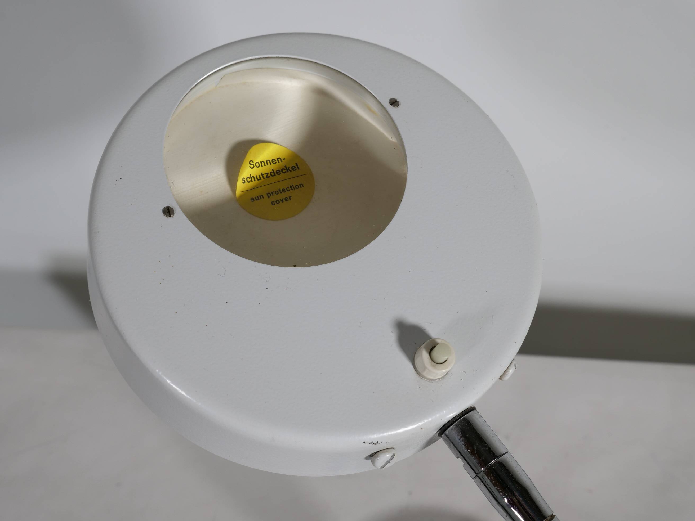 Vintage Mid-Century Desk Lamp with Magnifying Glass, 1970s