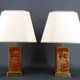 Pair of Chinese and Japanese Style Lamps