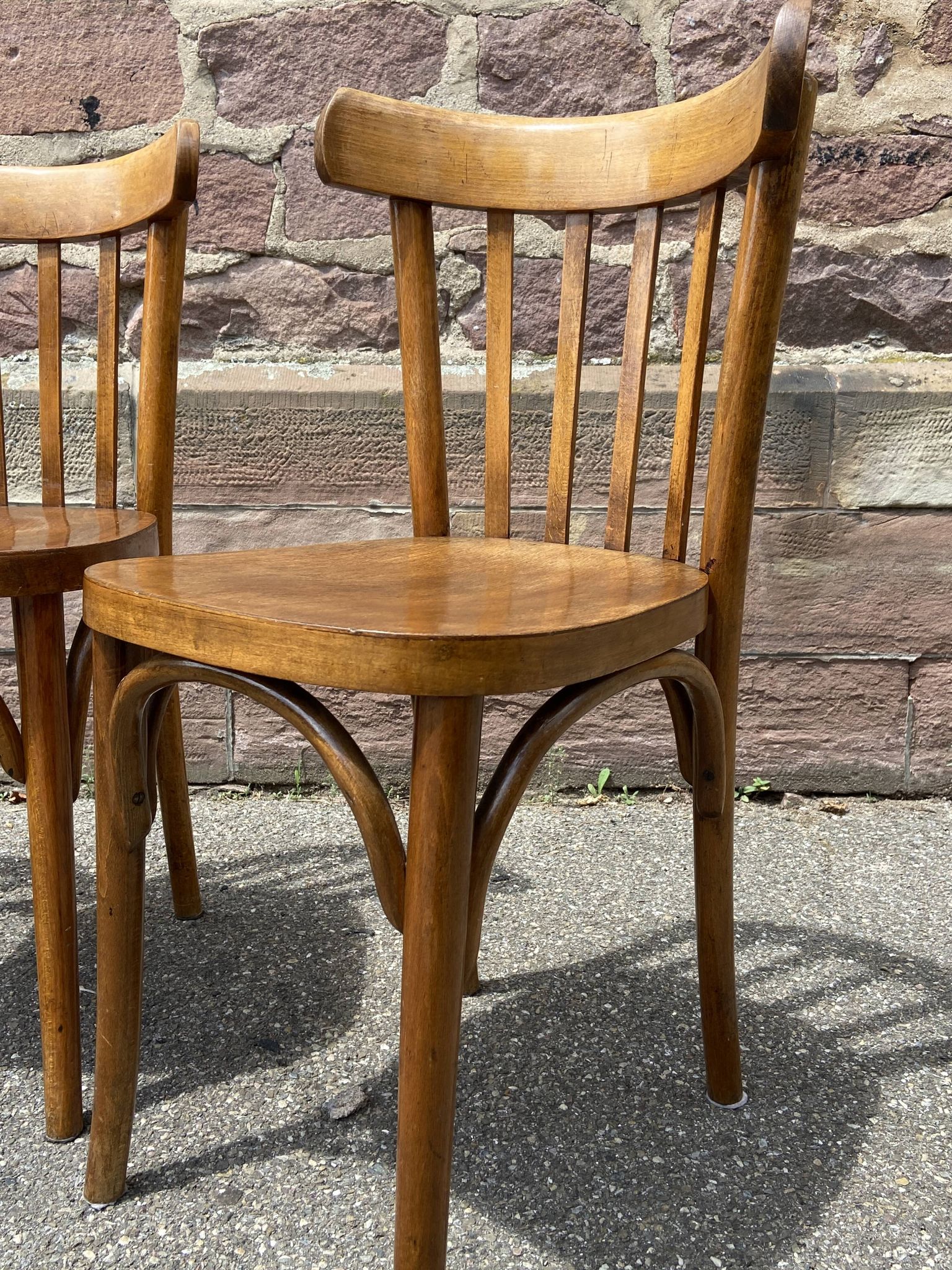 4 Bistro chairs Brasserie bentwood french bistro
