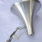 LARGE lamp type "architect" brushed metal and chrome
