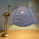 Suspension abat-jour vintage fleur