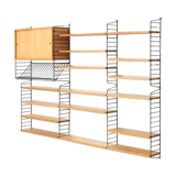 Shelving System in Ash by Nisse Strinning for String, Sweden - 1950