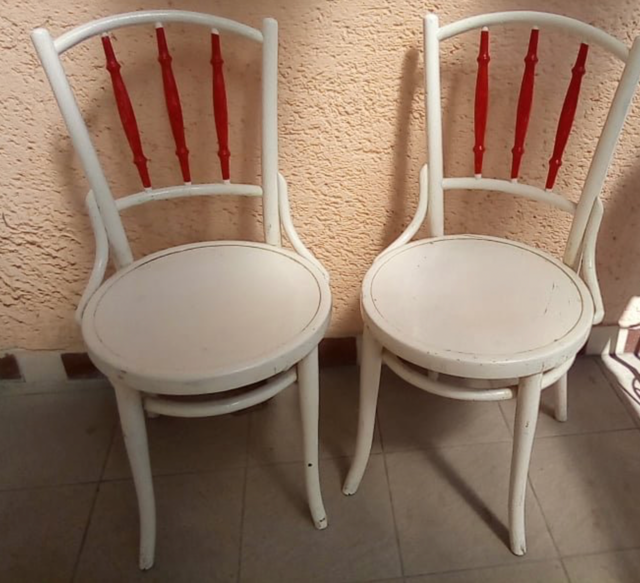 Chaises Bistro Grey de Lichtig années 1900