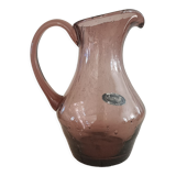 La Rochère blown glass pitcher