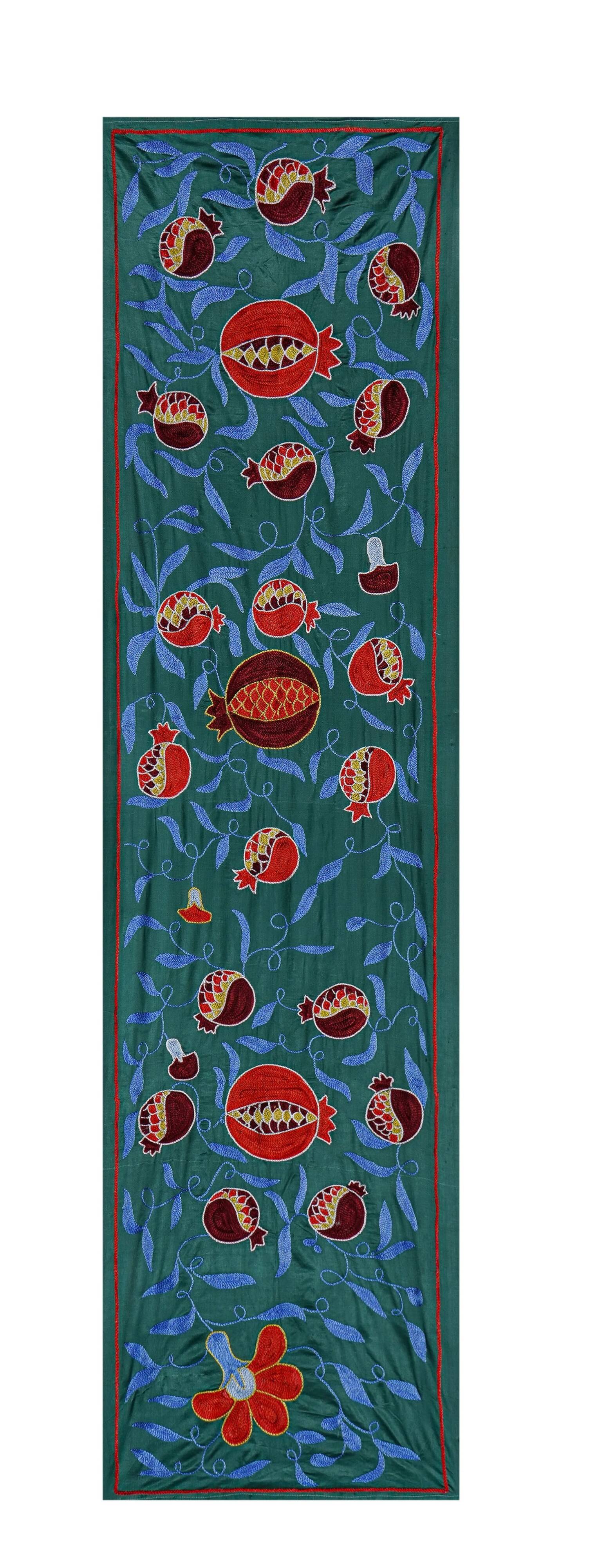 Hand-knotted rug, vintage Turkish rug 52x187 cm