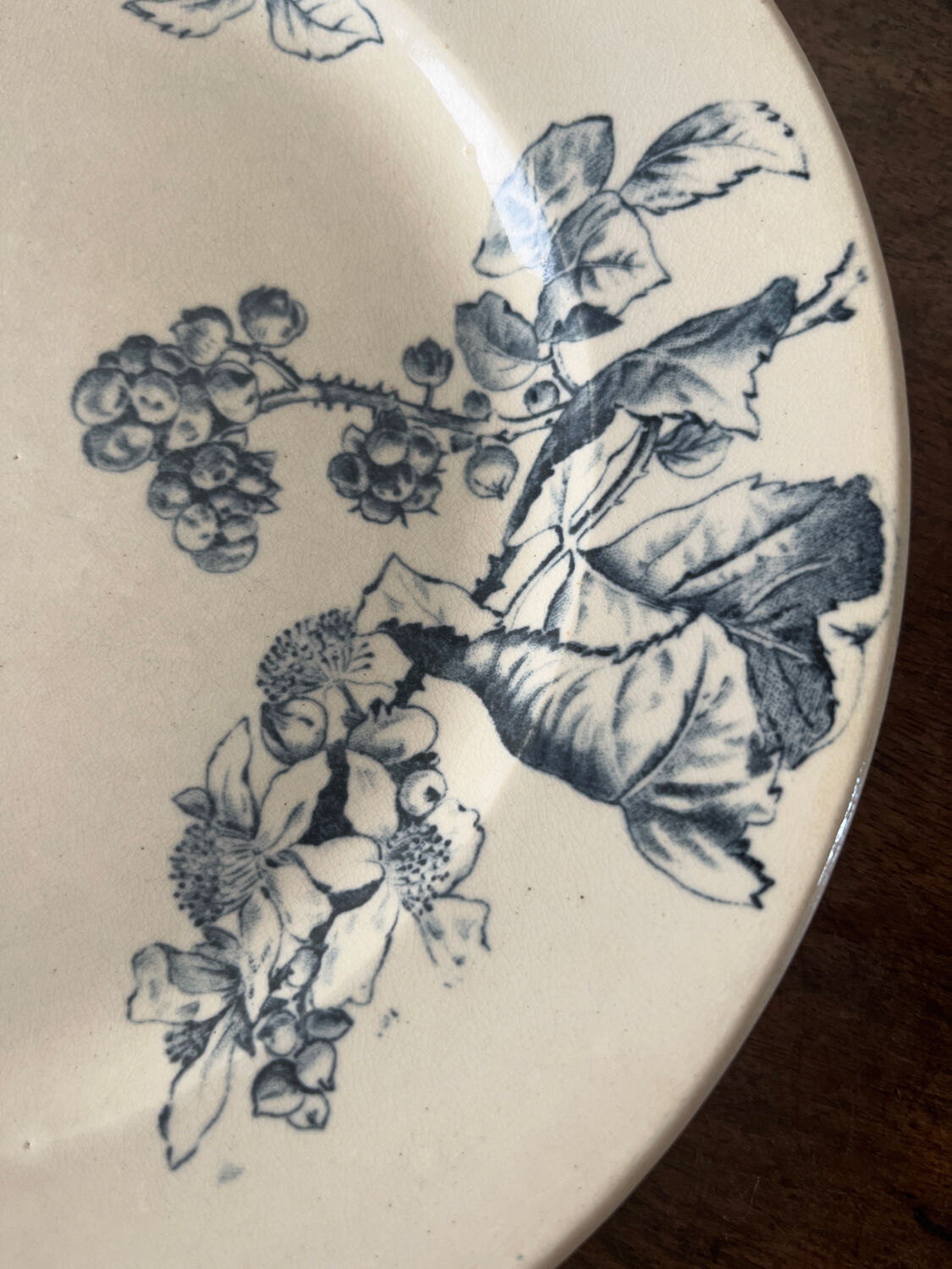 Ancient iron earth plate "mulberry trees"