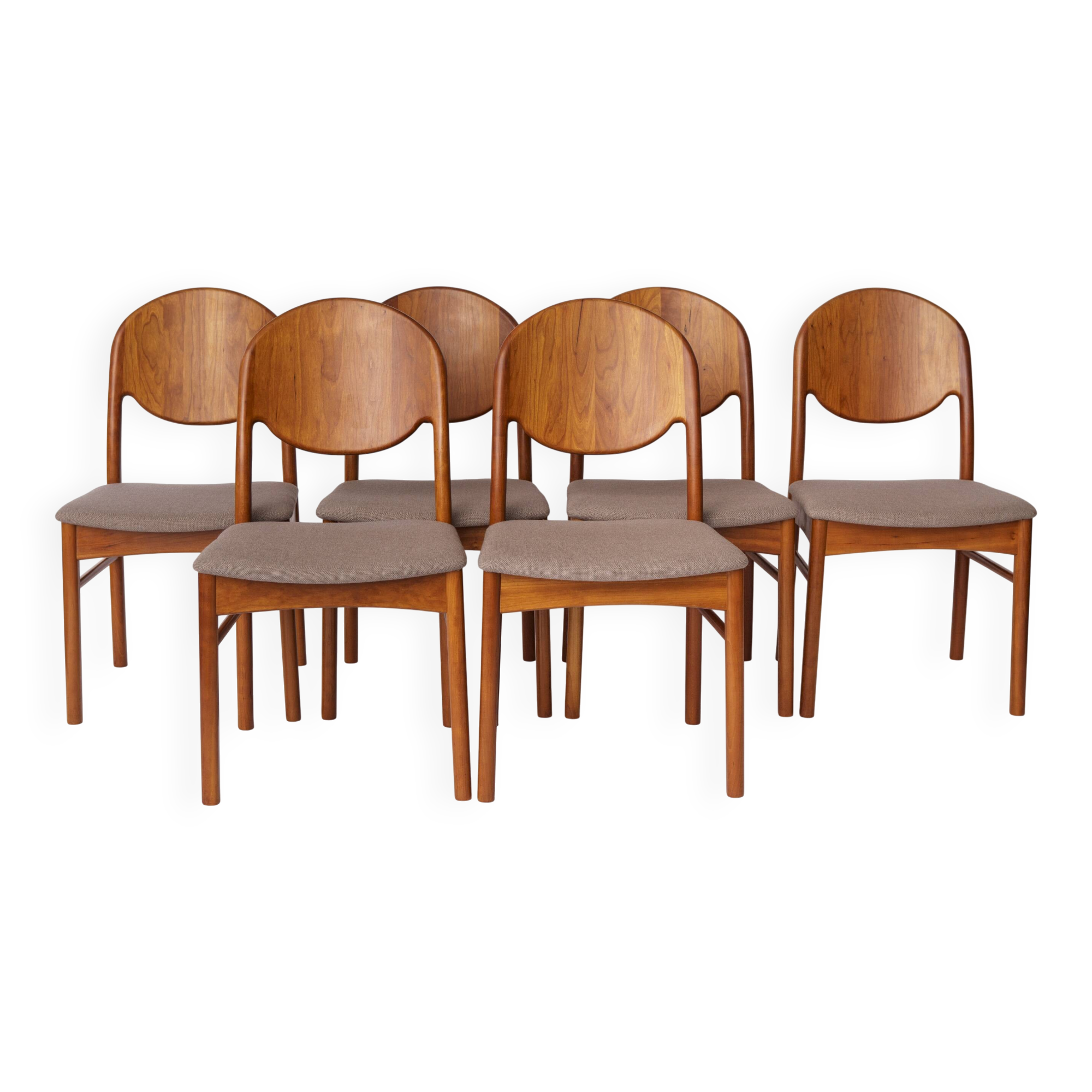 Set of 6 Danish Teak Dining Chairs – Korup Stolefabrik – 1970s Mid-Century