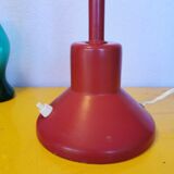 Burgundy flexible casserole lamp, 1960