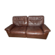 Leather sofa 2 places DS66 De Sede years 70/80