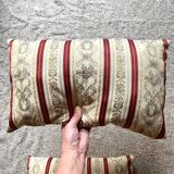 Rectangular cushions in antique fabric
