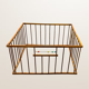 Vintage folding wooden children's playpen, 1950.