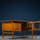 Mid-Century teak model 75 desk from Omann Jun, 1960s